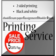 (RM0.05 / page)FAST & QUALITY PRINTING SERVICE IN A4/A5 DOUBLE SIDE BLACK & WHITE I FLYER I eBOOK I 