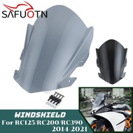 RC390 RC200 RC125 Sport Touring Windshield Windscreen For KTM RC 390 200 125 2014-2021 Motorcycle Wi