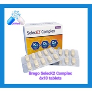 Brego SelecK2 Complex 6x10 Tablets ( Calcium + vitamin D3 + vitamin K2 )