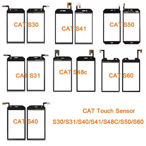 Touch Screen Digitizer For Cat S30 Cat S40 Touch Screen Front Glass Panel Touch CAT S31 S41 S48C S50