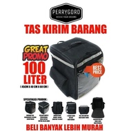 EXTRA JUMBO PREMIUM SERIES Courier Backpack. 100L WATERPROOF DELIVERY BAG. GRABFOOD BAG. MOTORCYCLE 