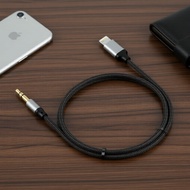 Lightning to 3.5mm AUX Audio Cable for iPhone/iPod/Car Stereo  Kabel Lightning ke AUX Audio 3.5mm un