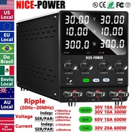 MQF4 NICE-POWER Dual Output Lab Power Supply, 30V 10A Adjustable Switching Regulated Series (60V 10A