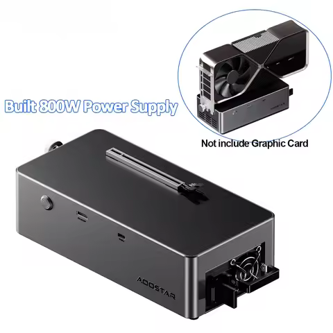 AOOSTAR AG02/AG01 EGPU Dock with OCulink/USB4 Port for Laptop to External Graphic Card PCIe 4.0 x4 H