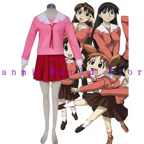 Azumanga Daioh Female School Uniform Winter Cosplay Costume