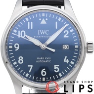 國際萬國錶(IWC)飛行員系列馬克18小王子腕錶 IW327004，不鏽鋼/皮錶帶，男士腕錶，藍色，拋光，成色極佳 [二手]