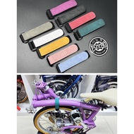 Bicycle Frame Wheel Fixed Strap For Brompton Folding Bike 3SIXTY PIKES Binding Belt Hook Loop Cycling Bike Pants Straps