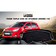 High quality carbon leather and velvet Taplo carpet for Hyundai Grand i10 2014 - 2021 - Beautiful pr