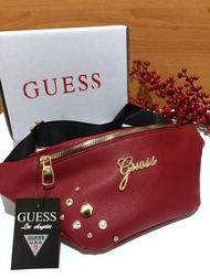 TAS WAIST BAG PREMIUM GUESS DIAMOND IMPORT FREE BOX FREE DUSTBAG