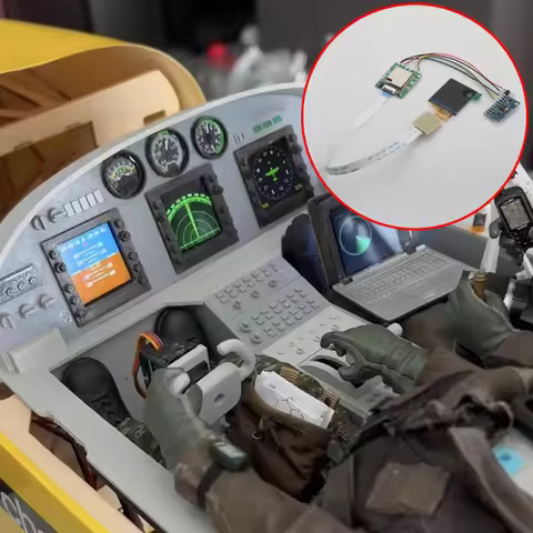 1PCS RC Model Instruments​ Panel 0.85/1.3/1.54inch Display Screen Attitude Indicator Interface with 