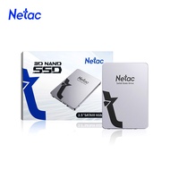 SSD Netac 128GB 256GB 512GB 1TB 2เทราไบต์ SSD SSD SATA3 SATA 2.5 Hdd Hd SSD โซลิดสเตทไดรฟ์ฮาร์ดดิสก์ภายในสำหรับแล็ปท็อป Pc