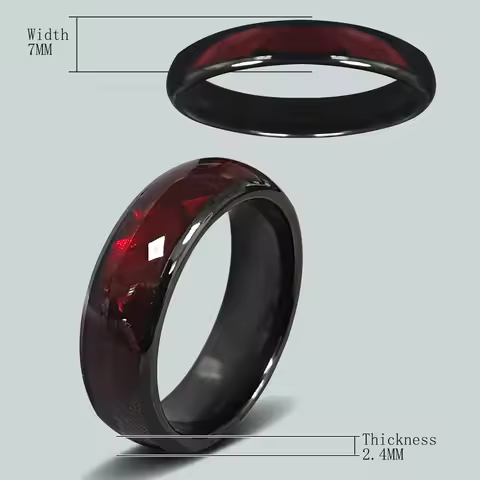 Ntag216 NFC Epoxy Ceramic Finger Ring Programmable 888 Bytes for Men or Women Gift Ring