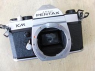 【AB的店】 小瑕疵Pentax KM PK接環純機械式沒電也能拍單眼手動對焦底片相機