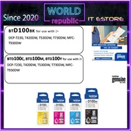 Brother Original Ink Tank Refill BTD100BK BTD100 BTD100C BTD100M BTD100Y DCP-T230 DCP-T430W DCP-T530
