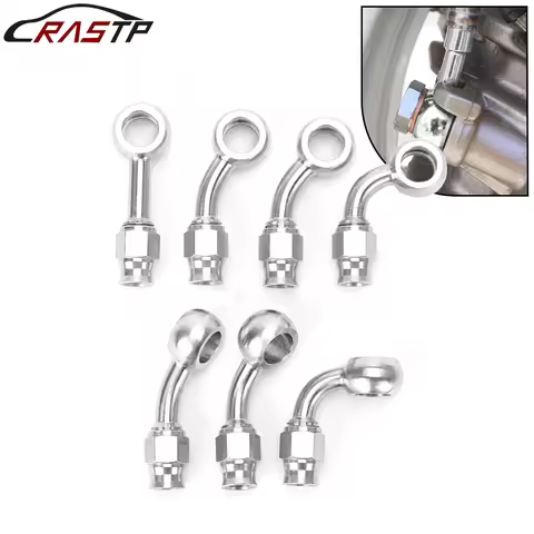 RASTP-AN3 10mm Stainless Steel Banjo Hose End Fitting Motorcycle Motor Bike Hydraulic Brake Oil Hose