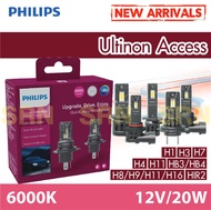 PHILIPS LED Ultinon Access หลอดไฟหน้ารถยนต์ 6000K 12V 20W