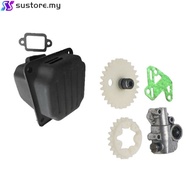 [Super] Oil Pump Gasket  with Muffler Kit for 038 380 MS380 MS381 038AV Chainsaw