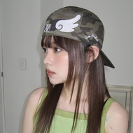 AEAE Embroidered Camouflage Wings Letter Baseball Cap Casual All-Match Slimmer Look INS Influencer S