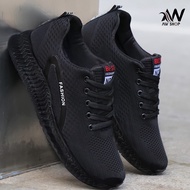 Sepatu Sneakers Pria Kasual Sport COD Sepatu Warna Hitam