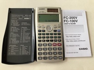 Casio FC-200V Financial Calculator with Cover 金融財務計算機計數機連保護蓋
