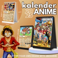 Calendar 2025 / desk Calendar 2025 One Piece anime / Custom Calendar