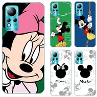 For Infinix Zero X Pro X Neo X6810 Mickey &amp; Minnie Mouse Back Cover Soft silicone Phone Case