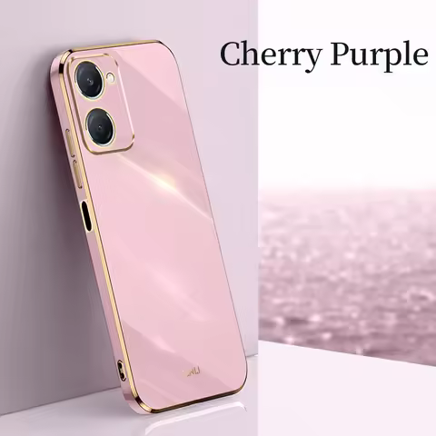 Silicone Plating Phone Case for VIVO Y36 Y78 Y100 4G Y200 Global Y200E Y300 5G India Y300Plus 5G Y20