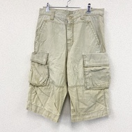 Timberland半截工裝褲/短褲，米色，W32 碼，古著。