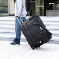 Men Women Oxford Cloth Foldable Travel Bag Universal Cross-Border Trolley Bag Business Boarding Bag 