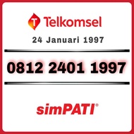 Telkomsel Simpati Beautiful Number 1997 Simpati Beautiful Number Year of Birth 24 01 1997 (24 Januar