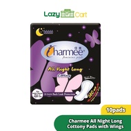 ❂ Lazycart 10 Pads Charmee Sanitary Napkin All Night Long