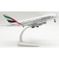 Emirates A380 18cm aircraft model with wheels