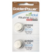 [SG] Golden Power 625GH 200mAh Alkaline Button Battery (2 Pieces)