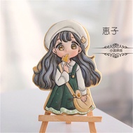 Produced by Teacher Keiko Cartoon Girl Icing Biscuit Mold 3d Three-Dimensional Push Type Household B