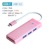 [ออกใบกำกับ- ทักแชท] ORICO Type C USB HUB PD100W USB HUB 3.0 4-Port Splitter USB HUB Adapter Expansi