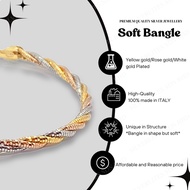 HIGH QUALITY ITALY SILVER SOFT BANGLE