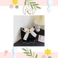 M MIRABELL READY STOCK R42 FASHION BOW CANVAS CROSSBODY BAG