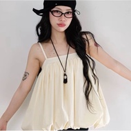 Women's 2-String Shirt, 2-Layer Puffed 2-String Shirt