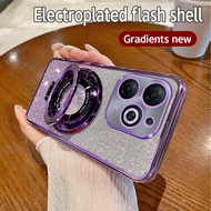 Soft Case itel A80 Glitter Ring Magnetic Holder Wireles