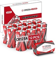 CR123A 3V Lithium Battery 6 Pack 123A 3 Volt Max-Powered Batteries Long-Lasting 10-Year Shelflife CR