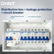 8/12/16 Distribution Box Set with Chint Residual Current Circuit Breaker and 1P/2P Circuit Breaker