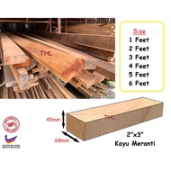 Kayu Balau 2 X 3 Balau Timber / Hardwood.CUSTOM SIZE feet TIMBER KAYU (bukan ketam kayu)