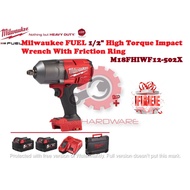 Milwaukee FUEL 1/2" High Torque Impact Wrench With Friction Ring M18FHIWF12-502X