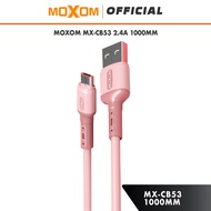 Moxom 1 Meter Fast Charging 2.4A Data Cable - Compatible with iPh MX-CB53