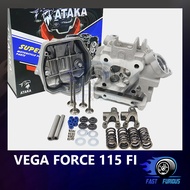ATAKA RACING CNC Cylinder Head 4 Valve Vega Force 115 FI (19-22MM) Super Head
