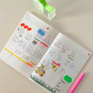 [halfgoods] B6 paper letter diary for school monthly planner goal planner stationery organizer diary from korea
