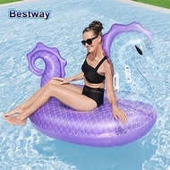 Bestway 41505 1pc Inflatable Pool Float Seahorse With Handrail, Inflatable Pool Float, Seahorse Infl