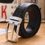 Genuine Genuine Leather Belt Business Men's Genuine Leather Pants Belt Casual Men's Pin Buckle Cowhi