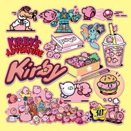 星之卡比Kirby可愛動畫游戲手機殼手賬冰箱筆記本電腦macbook貼紙