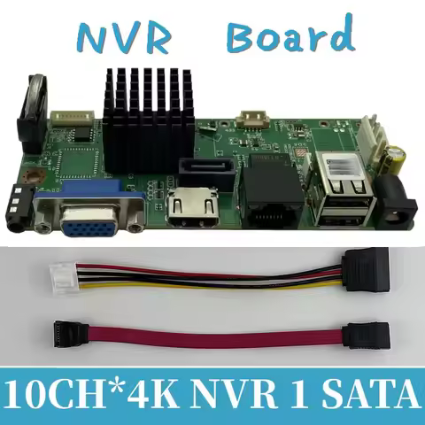 H.265 10CH*4K NVR Network DVR Digital Video Recorder Board IP Camera Max 8T Motion Detection OVNIF C
